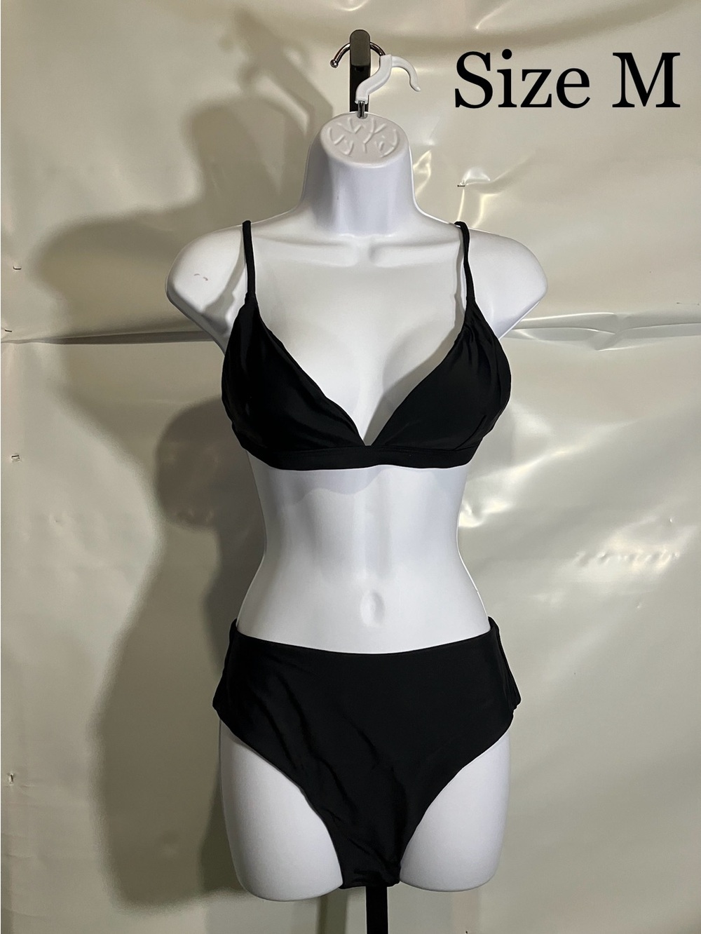 Women’s Black Women's Two-Piece Swimsuit Size Medium